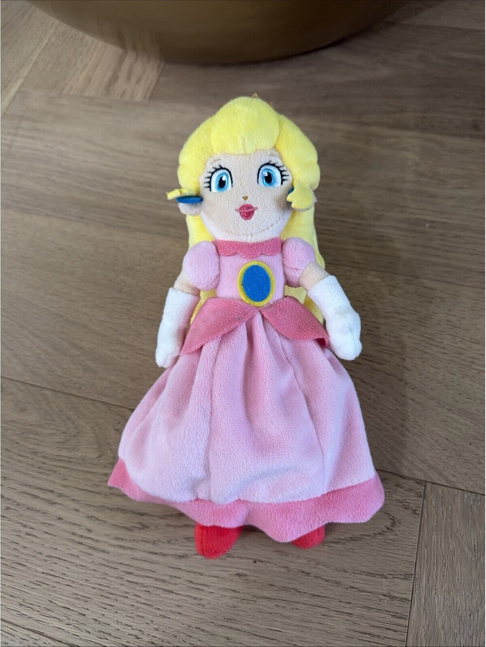 Super Mario Princess Peach Plush 9" Little Buddy Nintendo 2011 Pink Doll